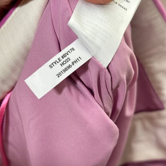 J. CREW Kate Straight-Leg Pant in Stretch Velvet Pink Purple Sz 14 {A37} - Picture 7 of 7